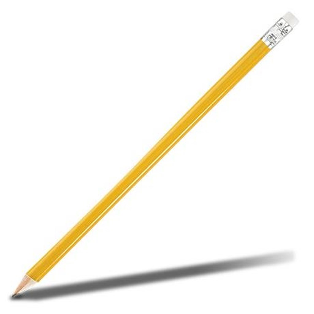 Burnt Orange Basix Wooden Pencil