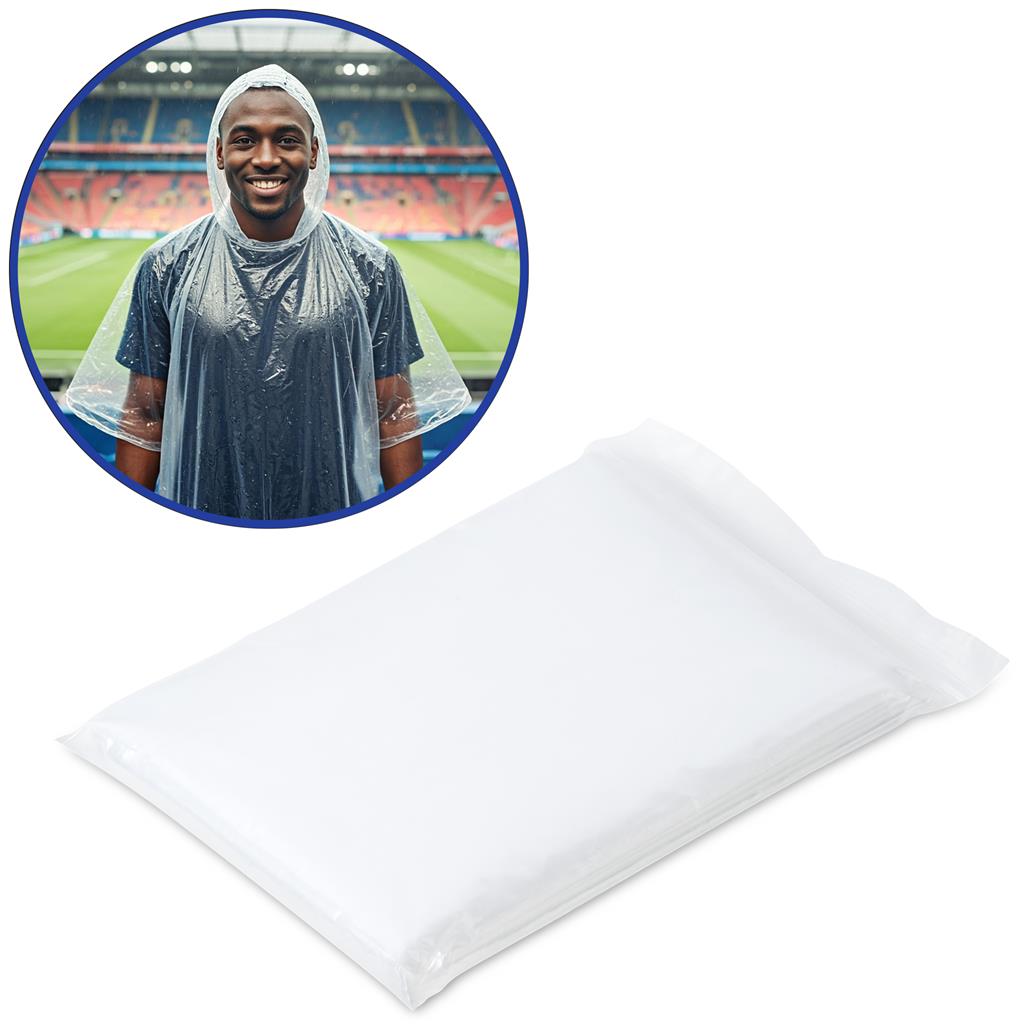 Burnt Orange Downpour Emergency Rain Poncho