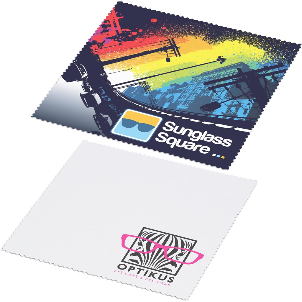 Burnt Orange Focalpoint Glasses & Screen Cleaner