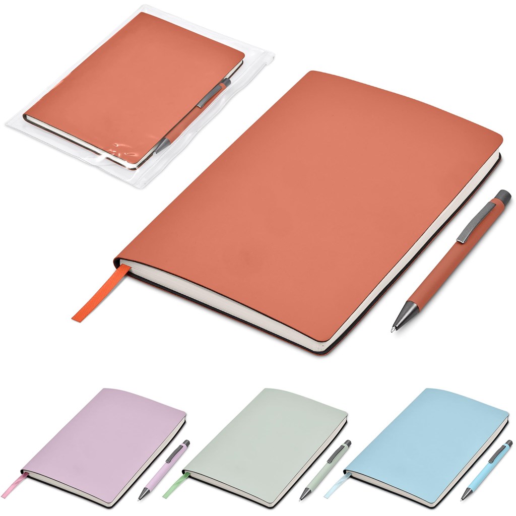 Burnt Orange Harper Notebook & Pen Set