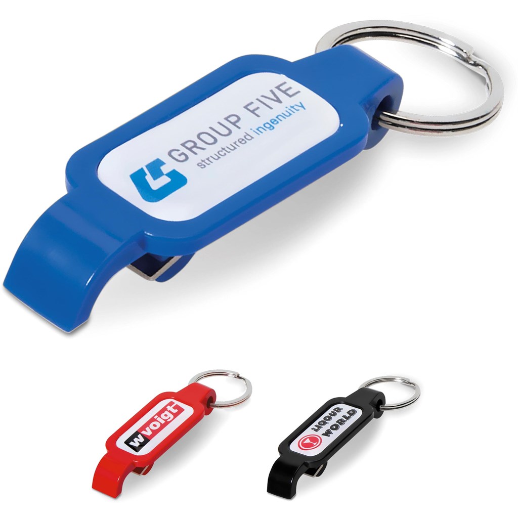 Burnt Orange Moonshine Dome Bottle Opener Keyholder