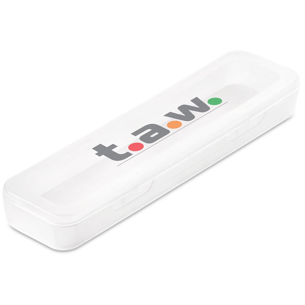 Burnt Orange Pulse Pencil Case