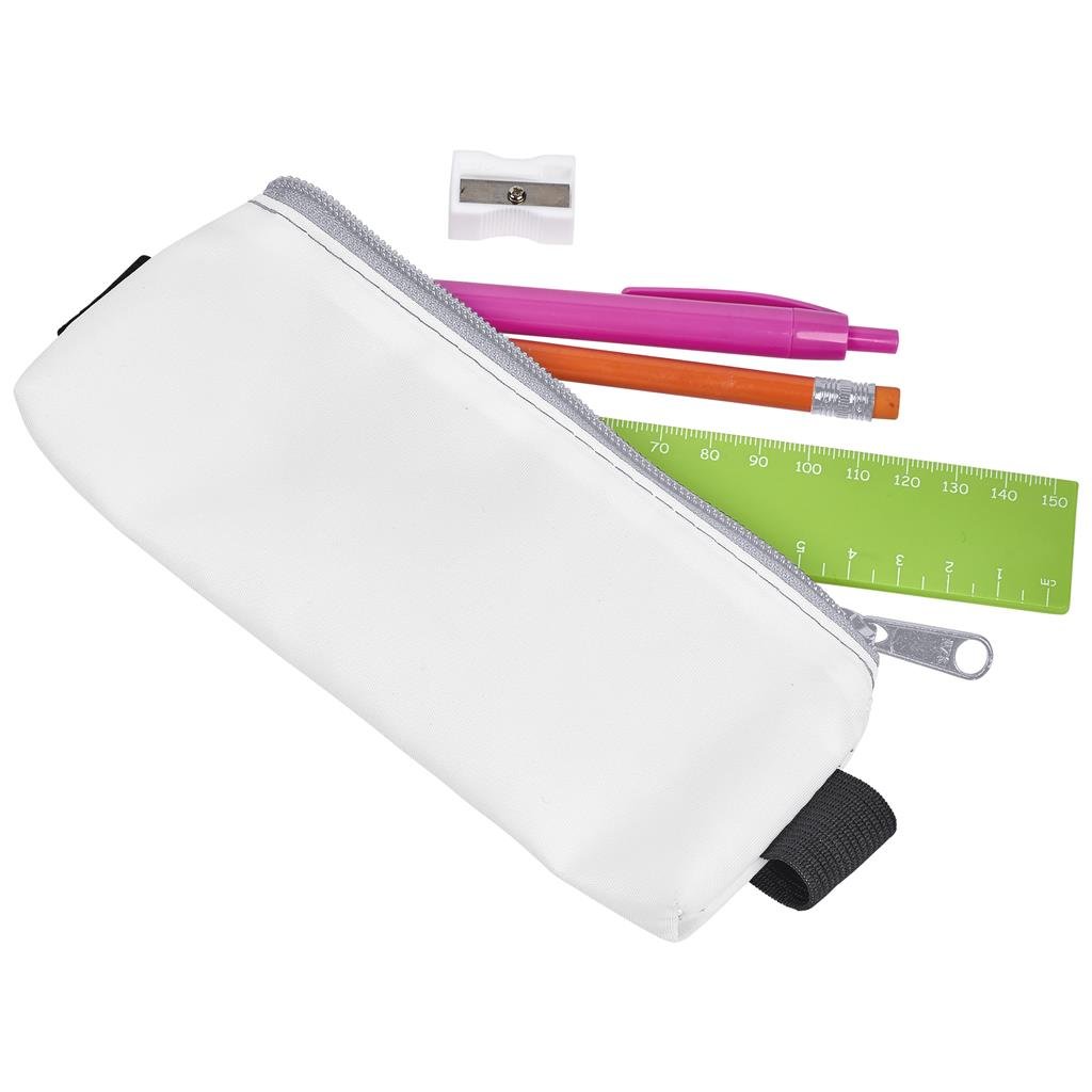 Burnt Orange Lagoon Polyester Pencil Case To Fit Over An A5 Notebook