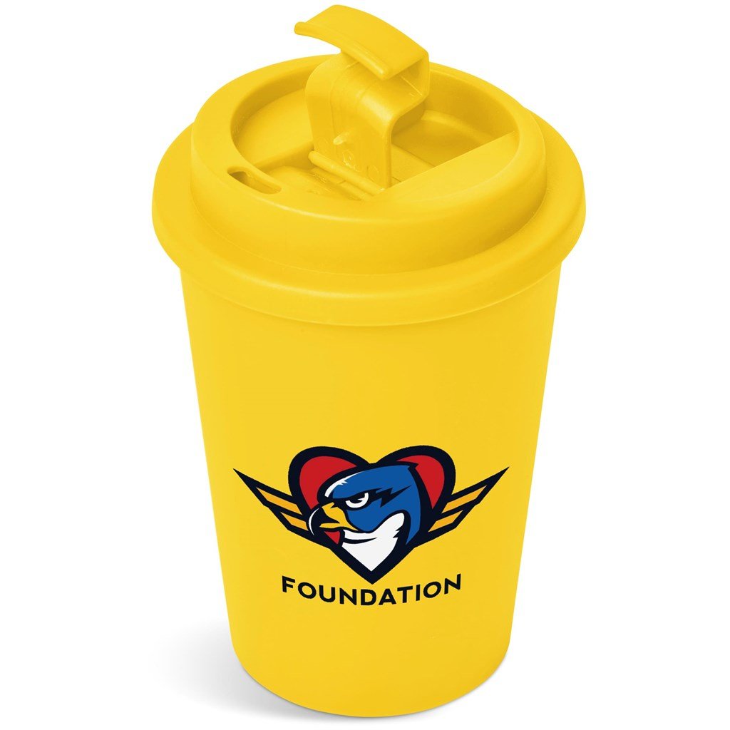 Burnt Orange Wednesday Plastic Double-Wall Tumbler – 350ml