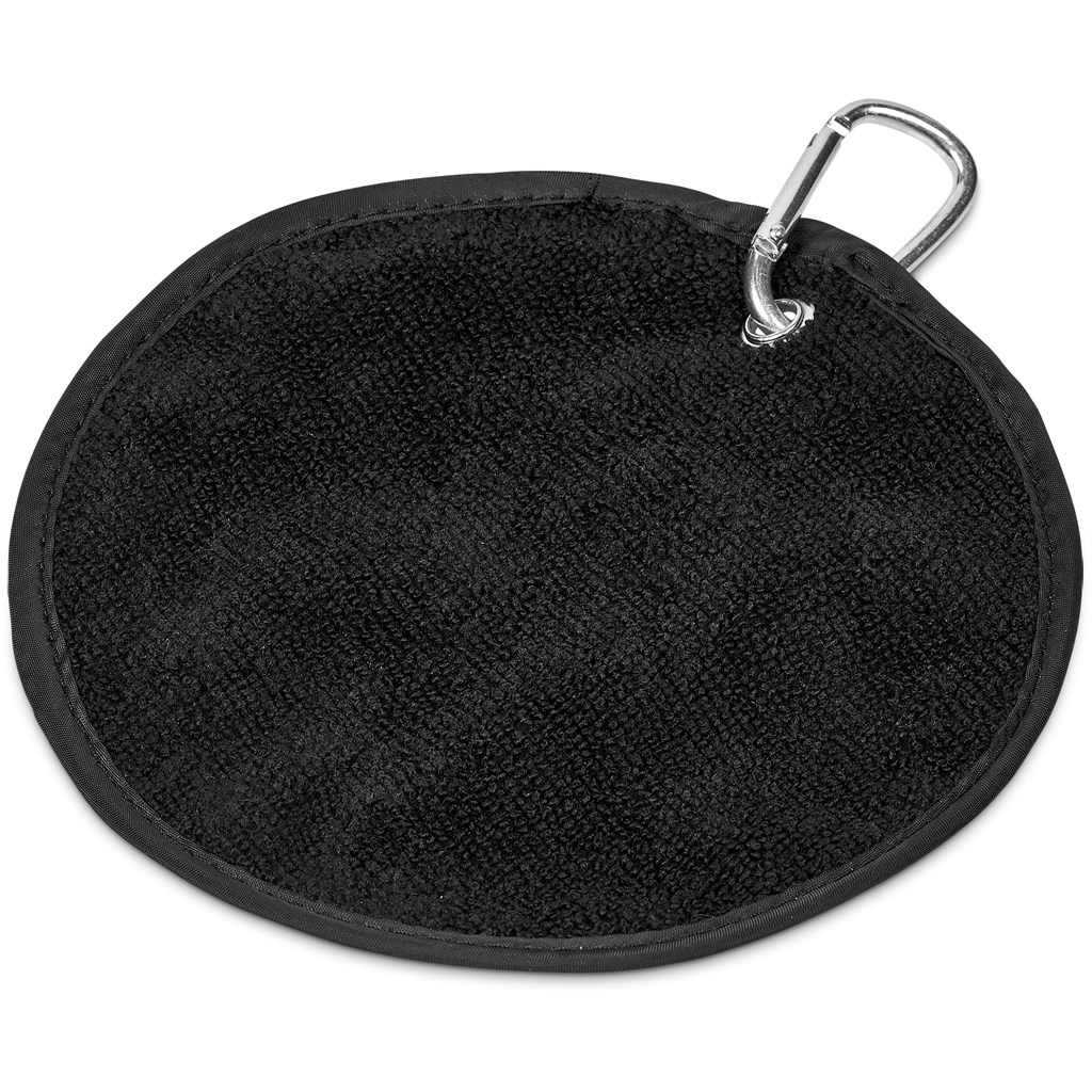 Burnt Orange Eagle Polyester Golf Ball Cleaner