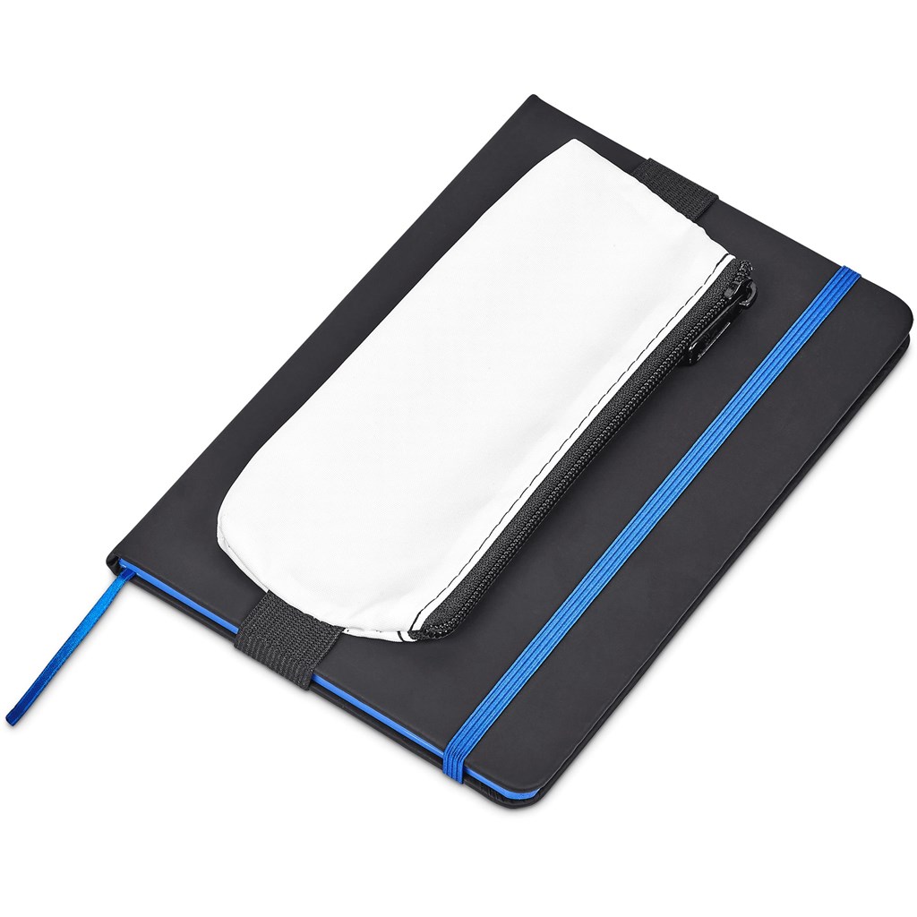 Burnt Orange Lagoon Polyester Pencil Case To Fit Over An A5 Notebook