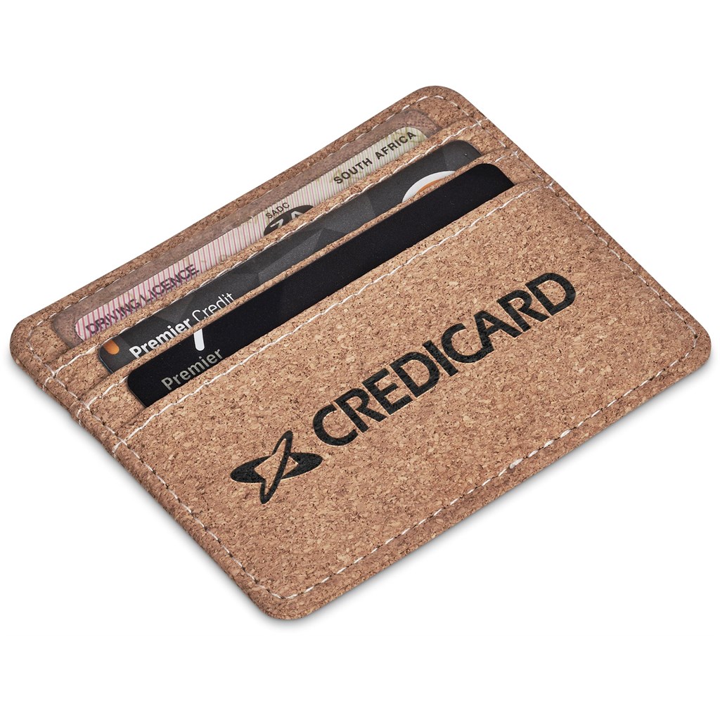 Burnt Orange Mamoru Cork Card Wallet