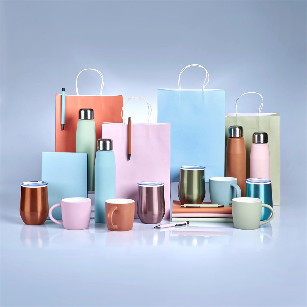 Burnt Orange Vogue Madison Stainless Steel & Plastic Double-Wall Tumbler - 350ml