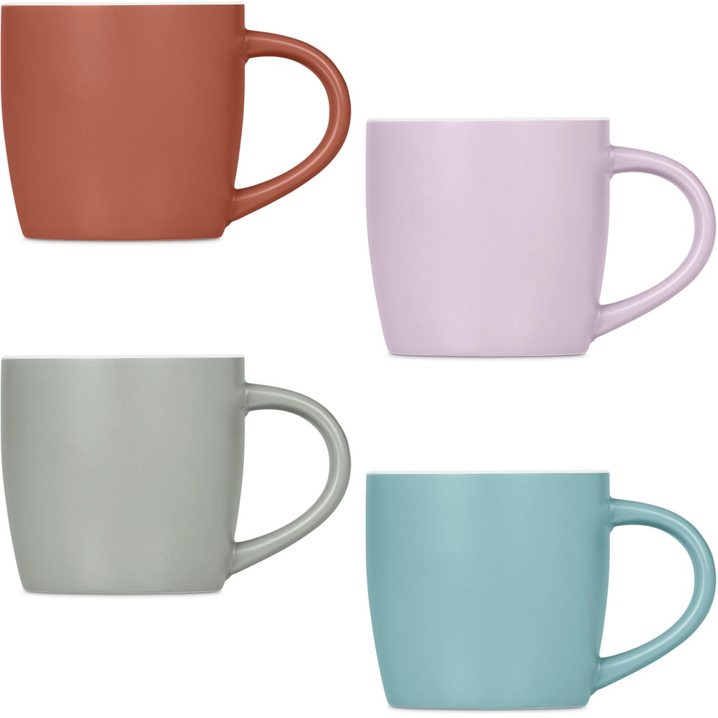 Burnt Orange Vogue Victoria Ceramic Coffee Mug - 280ml