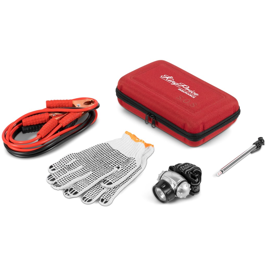 Burnt Orange Drive-Time Vehicle Emergency Kit