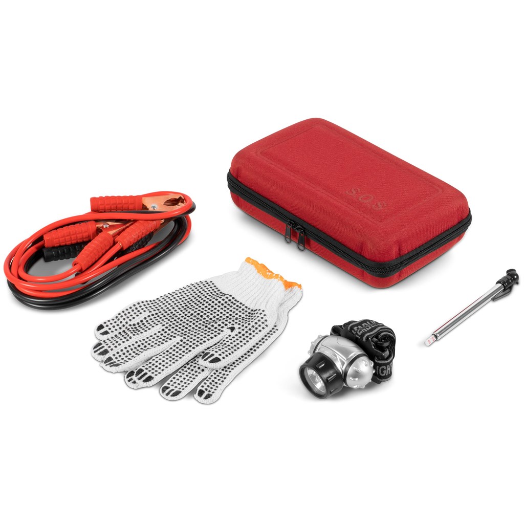 Burnt Orange Drive-Time Vehicle Emergency Kit